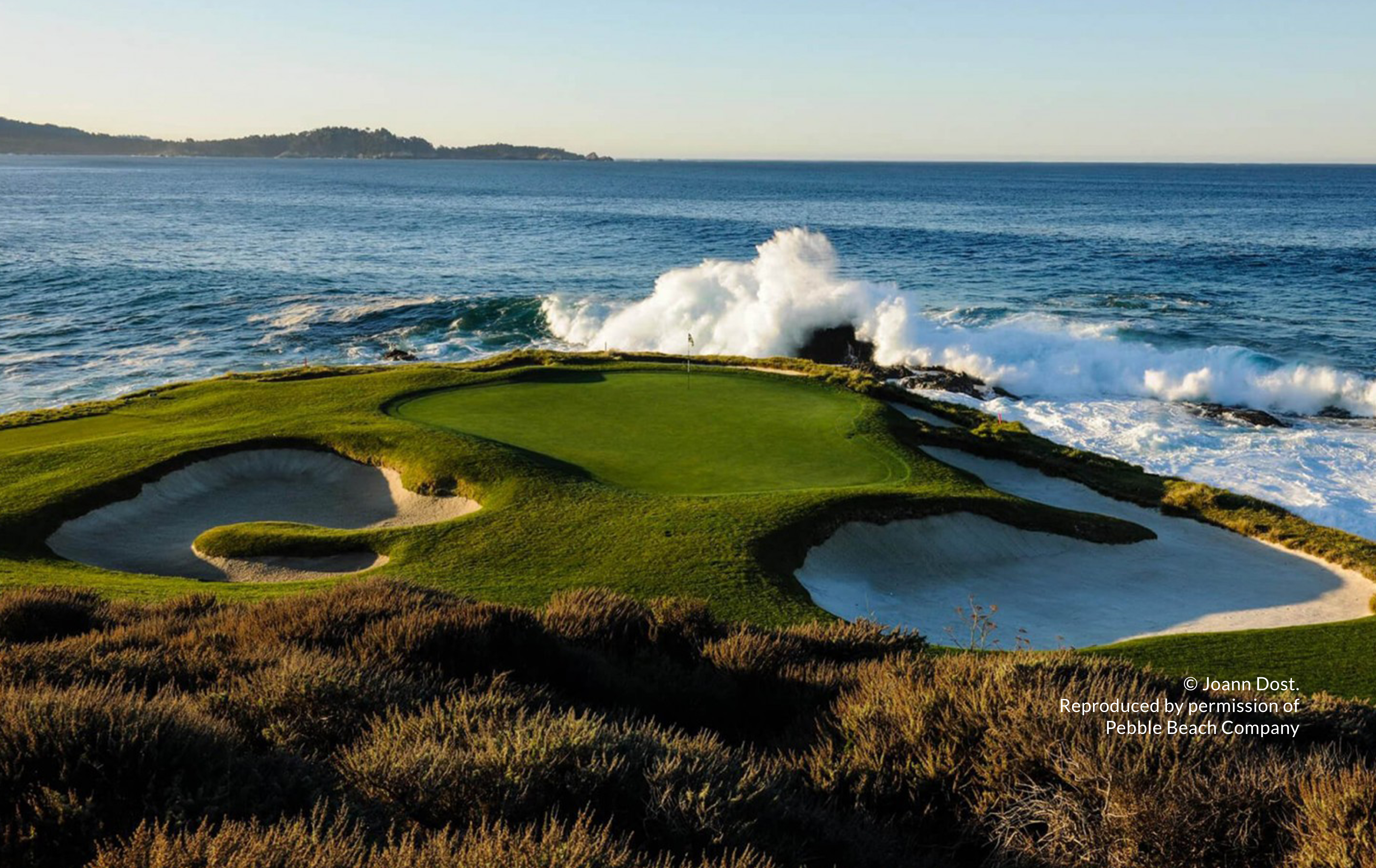 Pebble Beach Golf Links iconic par-3 7th hole